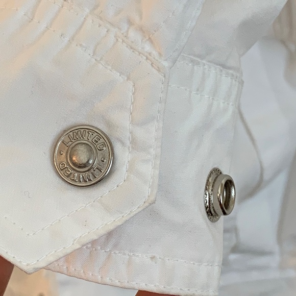 Limited White Hooded Anorak Jacket Size XS - Picture 4 of 8